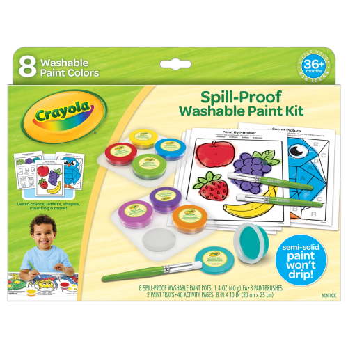 Crayola Spill Proof Washable Paint Set