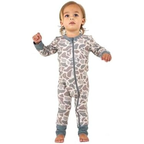 Burlebo Baby Zip Up – Soft Performance Fabric with Fold-Over Cuffs