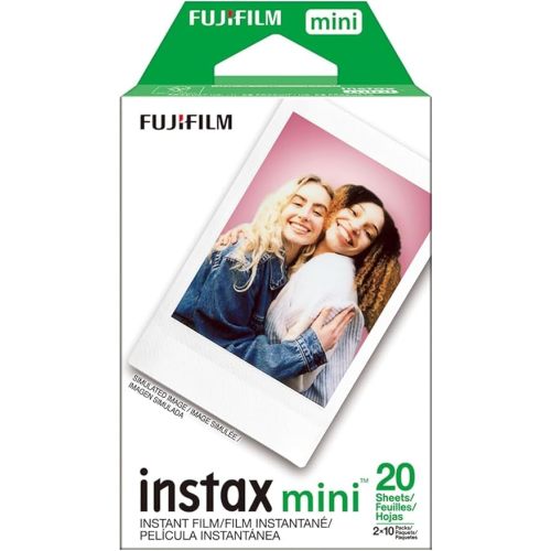 Fujifilm INSTAX Mini Instant Film 2 Pack = 20 Sheets (White) for Fujifilm Mini 8 & Mini 9 Cameras, Model:4332059078