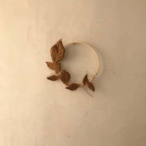 ILA Y ELA Autumn Wreath | Tobacco Leaves