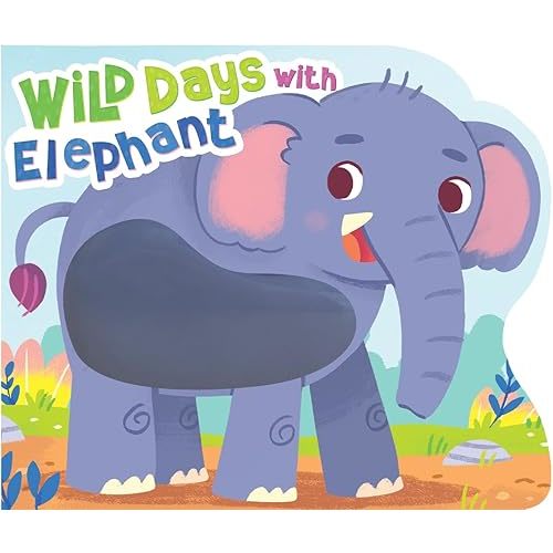 Wild Days with Elephant - Touch and Feel Board Book - Sensory Board Book Board book – August 22, 2023
