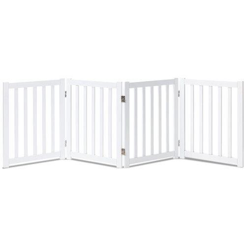Tucker Murphy Pet™ Wooden Free Standing Pet Gate & Reviews | Wayfair