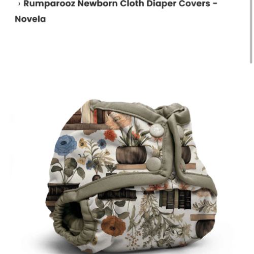 Rumparooz Newborn Cloth Diaper Cover - Novela