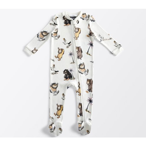 <em><em>Where The Wild Things Are</em></em> Organic Cotton Baby Pajama