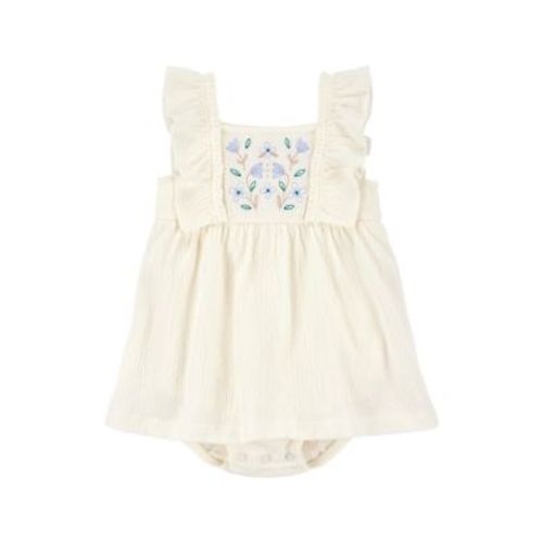 Baby Girls Cotton Jersey Sunsuit