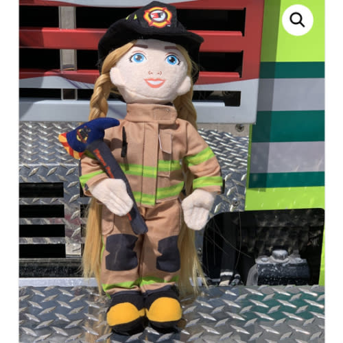 Female Firefighter Plush Doll "Ash" - Triple F