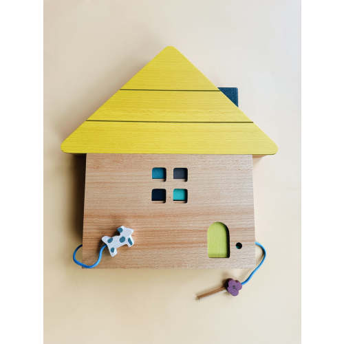 Wooden Building Block House - Tsumiki by Kiko+ & gg