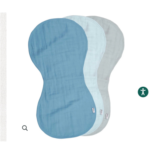 Muslin Burp Cloths made from Organic Cotton (3 pack) | Green Sprouts®