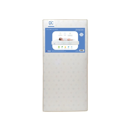 Delta Children Morning Dove Dual Sided Crib and Toddler Mattress