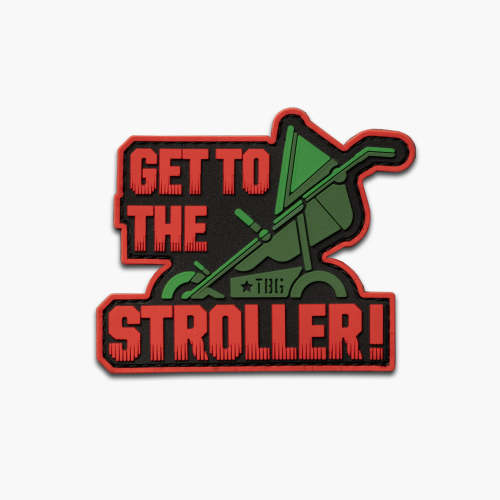 Get to the Stroller Patch - Waterproof PVC Accessory for Parents – Tactical Baby Gear
