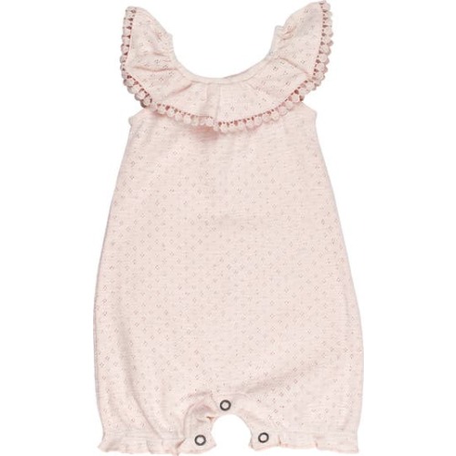 Pointelle Organic Cotton Bubble Romper