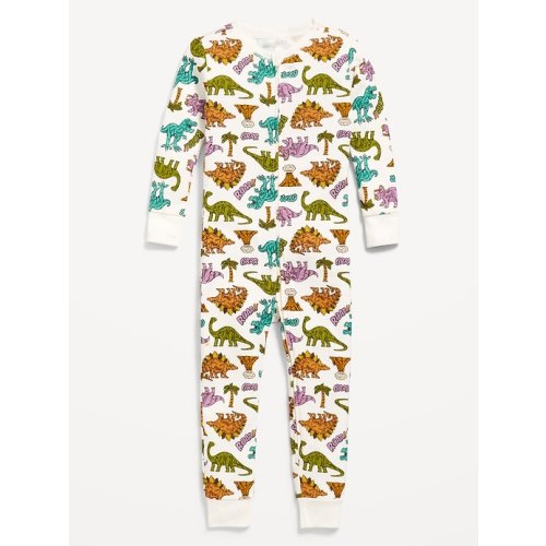 Unisex Snug-Fit 2-Way-Zip Printed Pajama One-Piece for Toddler & Baby | Old Navy
