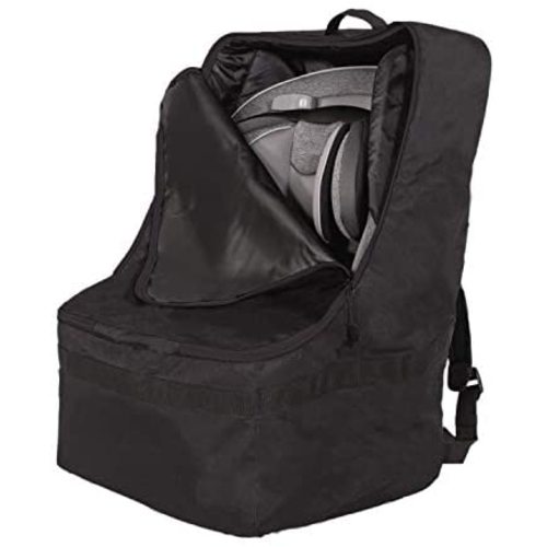 J.L. Childress Ultimate Backpack Premium Padded Car Seat Travel Bag - Large, High Quality, Durable, Secure, Universal Airport Gate Check Bag, Black