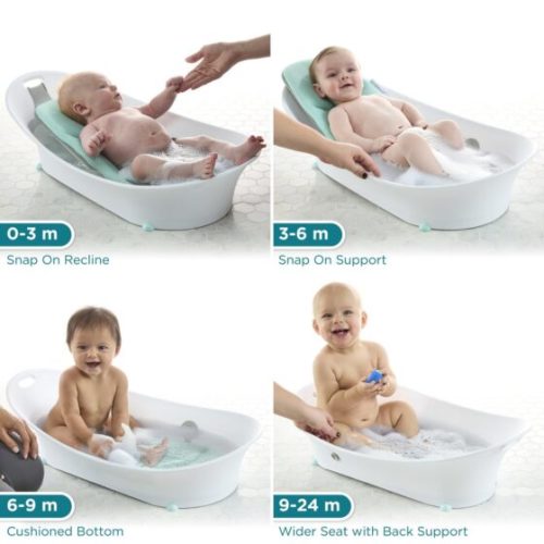 Contours Oasis 4-in-1 Comfort Cushion Bath Tub | Baby Bath Tub