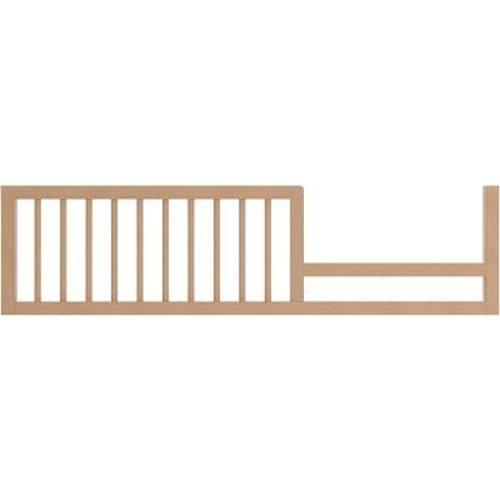 Evolur Cove Toddler Bed Rail Guard Conversion Kit, Amazon Exclusive, Durable Pinewood Safety Rail, Converts Crib to Toddler Bed, Designed and Tested Full Size Cribs- Natural Oak