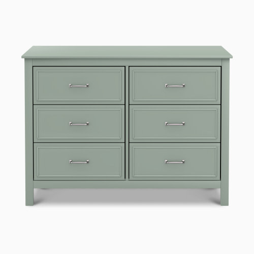 daVinci Charlie 6-Drawer Double Dresser - Light Sage
