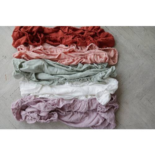 Organic Muslin Custom Size Fitted Sheet for bassinet