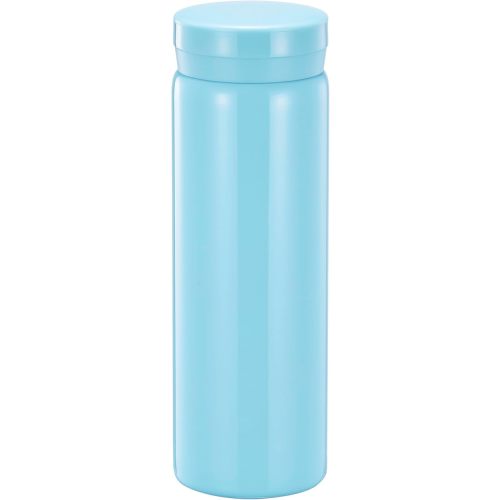 10oz Mini Water Bottle Stainless Steel Thermos Small Flask - Insulated Vacuum, Leak Proof, Keeps Drinks Hot/Cold - Ideal for Coffee, Tea, Water - Light Blue