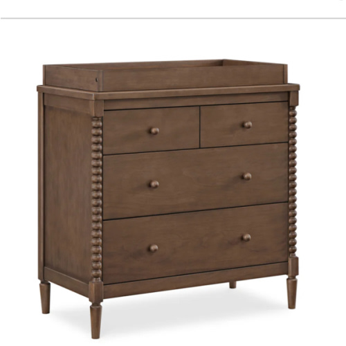 Saint 4 Drawer Dresser with Changing Top and Interlocking Drawers | Delta Children