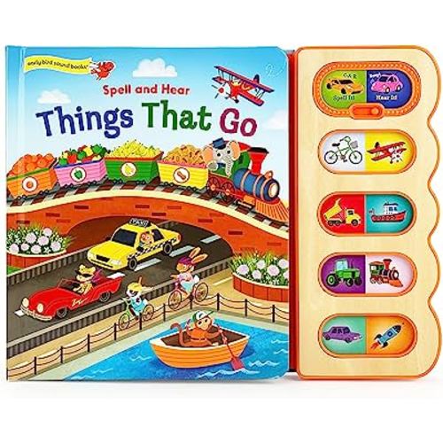 Things That Go - Hear-It/Spell-It Children's Vehicle Sound Book for Toddler (Early Bird Sound Books): Cottage Door Press, Ruby Byrd, Melanie Demmer: 9781646386543: Amazon.com: Books