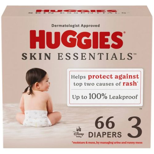 Huggies Skin Essentials Diapers Super Pack - Size 3 - 66ct