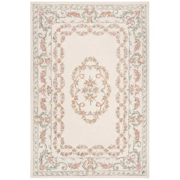 SAFAVIEH Handmade Aubusson Kattie Traditional Oriental Wool Rug
