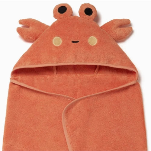 Crab Baby & Kids Hooded Bath Towel