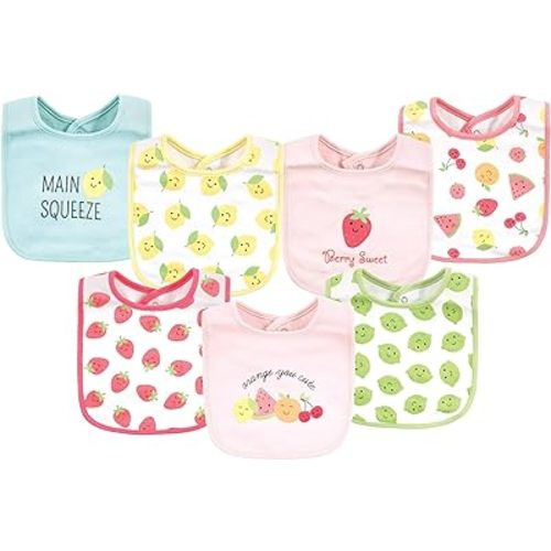 Hudson Baby Unisex BabyCotton Bibs
