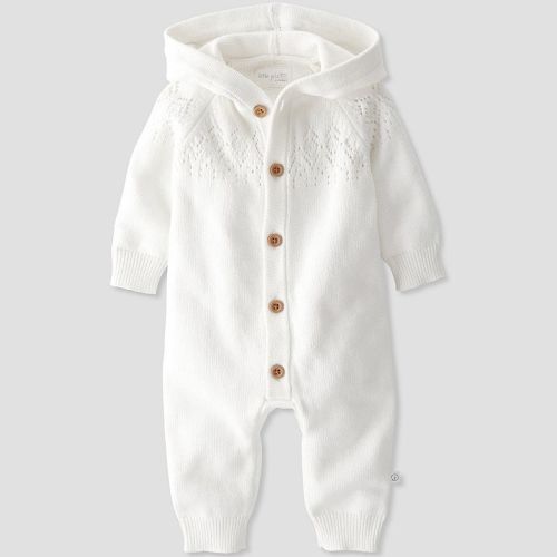 Baby Little Planet by Carter's Organic Cotton Sweater Knit Pointelle Jumpsuit