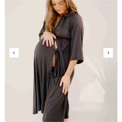 Lila Labor & Postpartum Gown in Sage