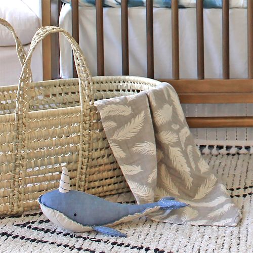 Caspian Narwhal Plush Toy | Crane Baby