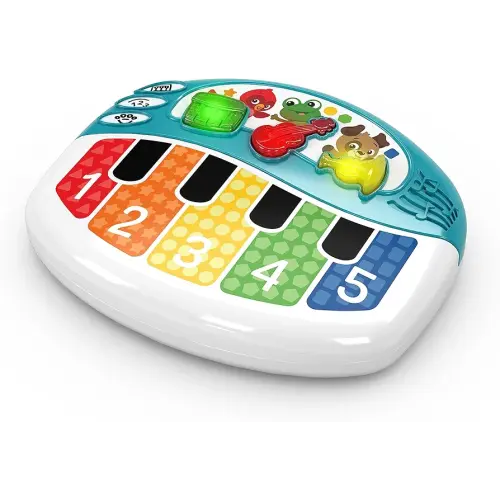 Baby Einstein Discover & Play Piano Musical Baby Toy, Learn About Instruments, Numbers and Animals in 3 Languages, Age 3 months and up