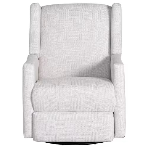 Lillian Power Swivel Glider Recliner in Snow