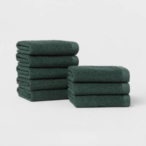 4pk Antimicrobial Assorted Bath And Hand Towel Set gray - Room Essentials™: Cotton Terry, Midweight Gsm, Machine Washable