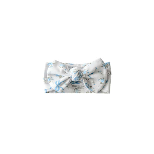 Knit Large Bow Headwrap in Tied In Blooms | Caden Lane