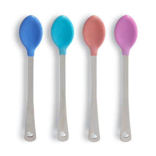 Munchkin White Hot Safety Baby Spoons, Multi-color, Unisex, 4 Pack