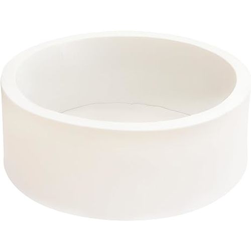 HARBOLLE Baby Ball Pit Soft Round Memory Foam Ball Pits NOT Included Balls Indoor Outdoor Playpen for Babies Toddlers Kids Infants for Girls Boys, White