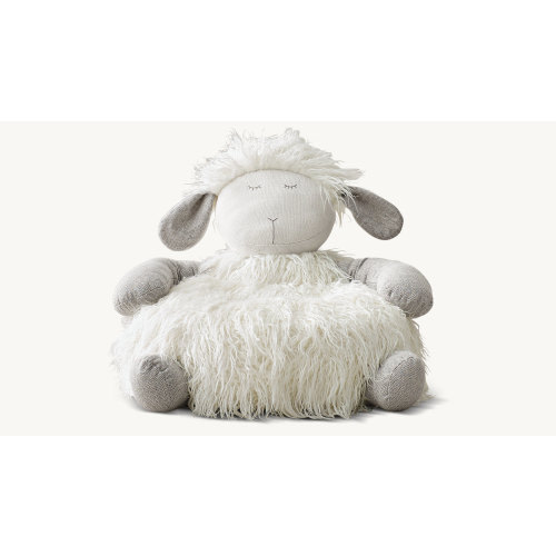 Wooly Plush Lamb Chair | RH Baby & Child