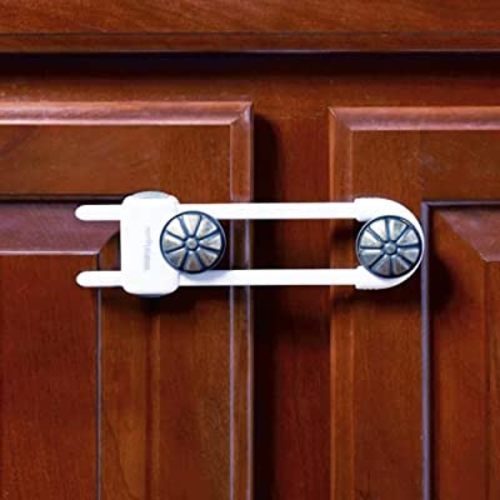 Upgraded Invisible Baby Proofing Cabinet Latch Locks (10 Pack) - No  Drilling or Tools Required for Installation, Works with Most Cabinets and  Drawers, Works with Countertop Overhangs, Highly Secure 