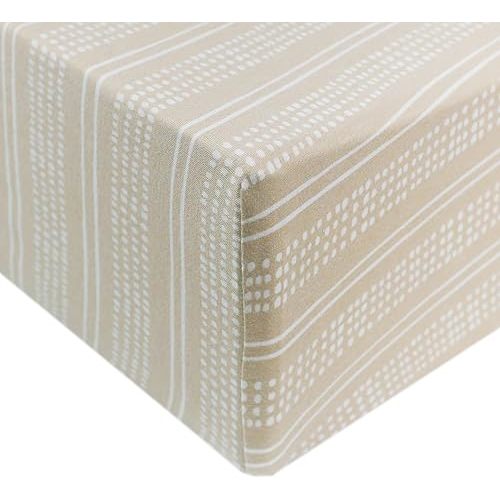 Copper Pearl Premium Knit Baby Crib Sheets for Boys and Girls Breathable and Soft, Fitted Crib Sheets for Standard Baby Mattresses, Clay