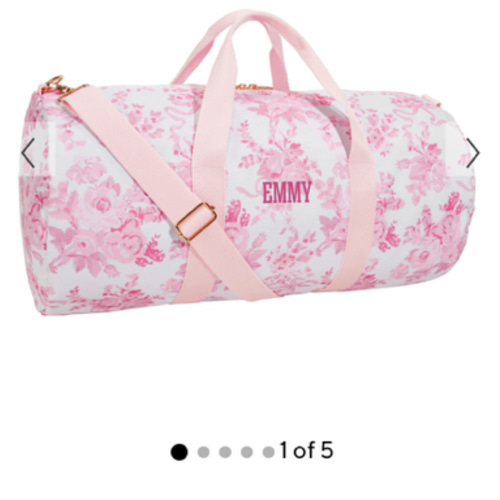 LoveShackFancy Garden Party Damask Classic Duffle | Pottery Barn Teen