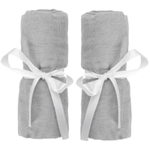 Amazon.com: Newton Baby Fitted Sheets for Travel Crib & Play Yard Floor Pad (2-Pack) - Ultra-Breathable, Washable and Ultra-Soft, 100% Muslin Cotton, 34" x 48", Grey : Baby