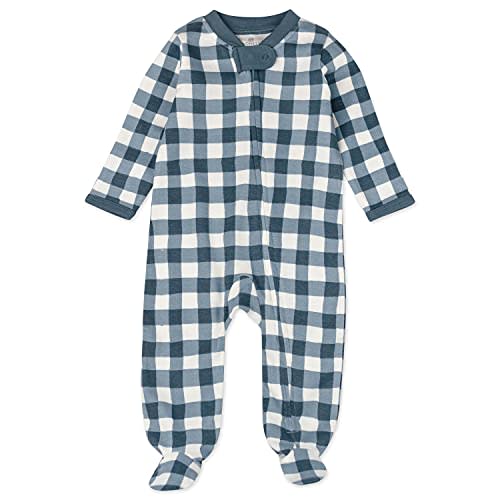 HonestBaby Classics Sleep & Play Footed One-piece Pajama Sleeper 100% Organic Cotton