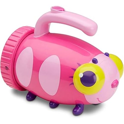 Melissa & Doug Sunny Patch Trixie Ladybug Flashlight With Easy-Grip Handle , Pink