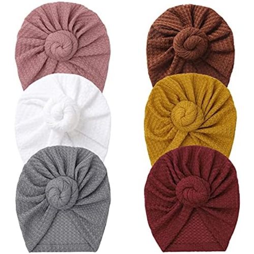 Baby Turban Newborn Baby Girl Hospital Hat Nursery Beanie Headwrap Bohemia Donuts Cap