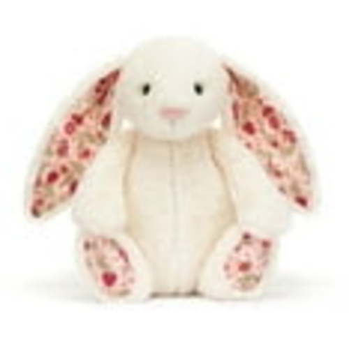 Jellycat Blossom Cream Bunny 'Berry' Plush - White, 12.20in