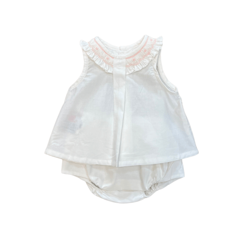 White Alice Bloomer Set - Mini Macarons Boutique