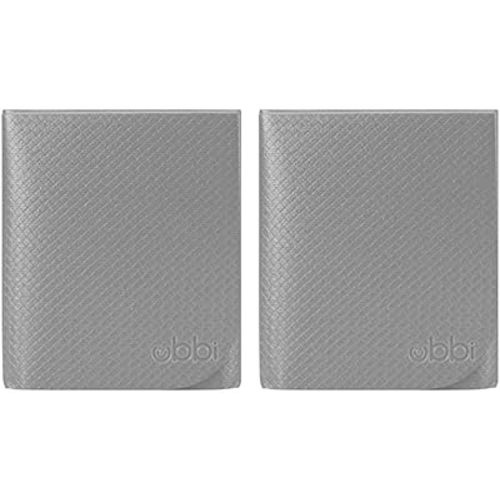 Ubbi Folding Changing Mat, Soft and Comfortable, Easy to Clean and Carry on The go, Yoga-Mat Feel, Gray (Pack of 2)