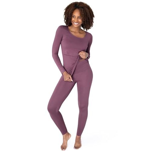 Kindred Bravely Jane Maternity Pajamas & Postpartum Lounge Sets for Women, Long Sleeve Nursing Pajamas