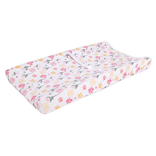 Burt's Bees Baby - Changing Pad Cover, 100% Organic Jersey Cotton Changing Pad Liner for Standard 16 x 32 Inch Changing Mats